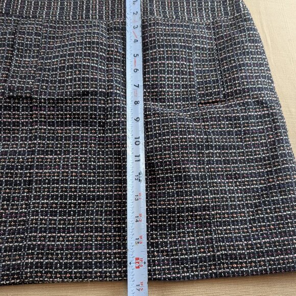 Banana Republic Womens Tweed Mini Skirt Wool Blend Lined Flat Front Size 6 NWT - Picture 1 of 4